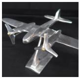 CAST ALUMINUM DESK MODEL AIRPLANE