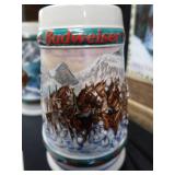 COLLECTIBLE BUDWEISER HOLIDAY STEINS