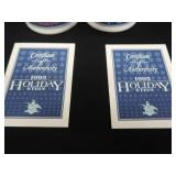 COLLECTIBLE BUDWEISER HOLIDAY STEINS.