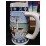 COLLECTIBLE BUDWEISER HOLIDAY STEINS.