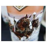 COLLECTIBLE BUDWEISER HOLIDAY STEINS.