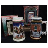 COLLECTIBLE BUDWEISER HOLIDAY STEINS