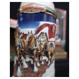 COLLECTIBLE BUDWEISER HOLIDAY STEINS