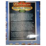 COLLECTIBLE BUDWEISER HOLIDAY STEINS.