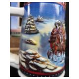 COLLECTIBLE BUDWEISER HOLIDAY STEINS.