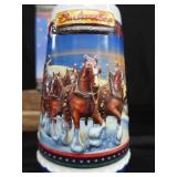 COLLECTIBLE BUDWEISER HOLIDAY STEINS.