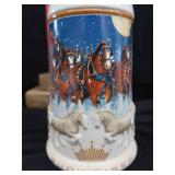 COLLECTIBLE BUDWEISER HOLIDAY STEINS.
