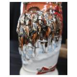 COLLECTIBLE BUDWEISER HOLIDAY STEINS.