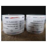 2 UNOPENED ROLLS OF "FOREVER" STAMPS