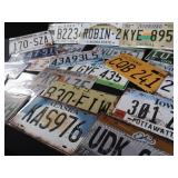 23 LICENSE PLATES