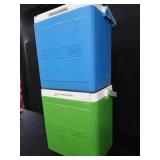 VINTAGE COLEMAN PARTY STACKERS / 2 HURRICANE LANTERNS (NEW)