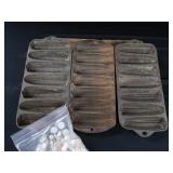 VINTAGE CAST-IRON CORNBREAD PLUS