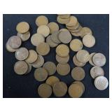 UNOPENED ROLL OF "FOREVER" STAMPS / WHEAT PENNIES