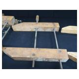 4 VINTAGE HAND SCREW CLAMPS