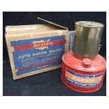 ANTIQUE ALLSTATE AUTO MOTOR HEATER