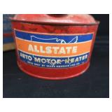 ANTIQUE ALLSTATE AUTO MOTOR HEATER