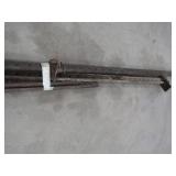 4  LONG HEAVY DUTY PIPE CLAMPS.