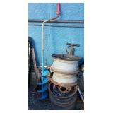 Hand Auger, Infer Red Heater, Rims, Jack And Air Pump