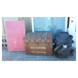Vintage Chest, Table and Shop Vac