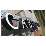 Lighted Cabinets Sign and More.