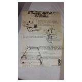 Vintage Atomic Arcade Pin Ball.