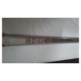 Sword and Sheath. 24 in. Blade