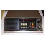 Vintage Assortment Electronics. Scanner, Cassette recorders (2) and Transistor Radio.