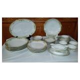 Avon Gift Collection Wine Glasses (8) And Stemware. Meito China, Anchor Hocking, Federal Snack Trays and Cup Assortment.