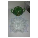 Vintage Norwood, Libby Federal, Columbia Ruffled and Divided Snack Dish, Schumann Oval, Sabin, Taylorsmith Killarney, Diamond Cut Depression And More.