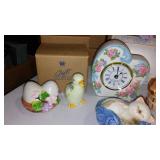 Avon Collection (30+) Fine Collectibles Days of the Week Bears, BJ Bearington Pewter, Chevy, Avon Clocks