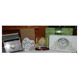 Avon Collection (30+) Fine Collectibles Days of the Week Bears, BJ Bearington Pewter, Chevy, Avon Clocks