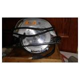 Mid Century Wood and Wicker Lamp, Baskets, Décor, Musical Dolls, Vintage Craftsman and Black Decker Skil Saws. Vintage Fruit Crate and more.