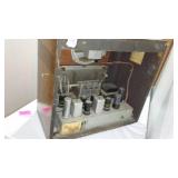 Vintage Cornado Radio and Columbia Turntable, Lamp.