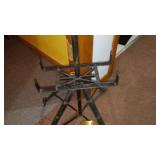 Antique Bible Stand and Hanging Candle Holder (heavy).