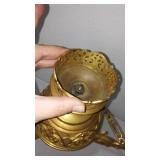 Antique Bible Stand and Hanging Candle Holder (heavy).