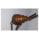 Antique Bible Stand and Hanging Candle Holder (heavy).