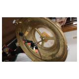 Vintage Brass Wall Light and Floor Lamps (2)