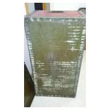 Wood Footlocker and Vintage Suitcases (2) American Tourister Air Luggage.