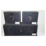 Sony Speakers and Panasonic Combo VHS and DVD Player