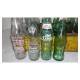 Vintage Wood Coca Cola Crate and Bottles.