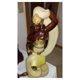 Fireplace Log Holder and Eclectic Decor and Collectibles.