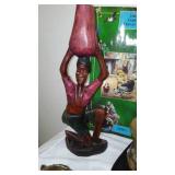 Fireplace Log Holder and Eclectic Decor and Collectibles.