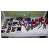 Dart with New Tips and Flights.