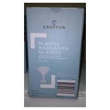 NEW Cofton Plastic Margarita Glasses (20 ct) Clear