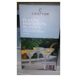 NEW Cofton Plastic Margarita Glasses (20 ct) Clear