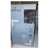 NEW Cofton Plastic Margarita Glasses (20 ct) Color Assortment
