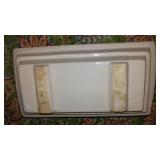 Hull (2) And Haeger Vintage Pottery Planters.