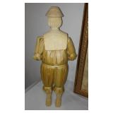 Wood Carved Corn Husk People, Candle Chicken, Wall Décor.