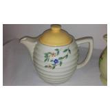 Porcelain Vitreous China Beehive Teapot and More. Cira 1930