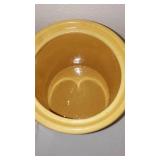 Vintage Stoneware Canister Set. (3 pcs with covers)